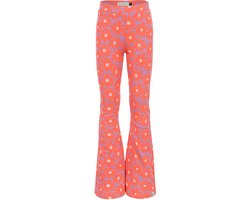 LOOXS Little 2601-7605-985 Meisjes Seizoen > ps26 - Maat 104 - ornaje bloemprint van 95% Cotton 5% elastan