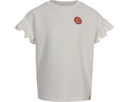 LOOXS Little 2612-7344-004 Meisjes Seizoen > ss26 - Maat 128 - Wit van 60% Cotton 40% Polyester