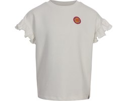 LOOXS Little 2612-7344-004 Meisjes Seizoen > ss26 - Maat 98 - Wit van 60% Cotton 40% Polyester