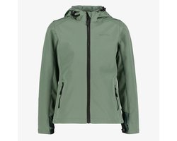 Mountain Peak kinder softshell jas groen - Maat 152
