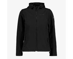 Mountain Peak kinder softshell jas zwart - Maat 152/158