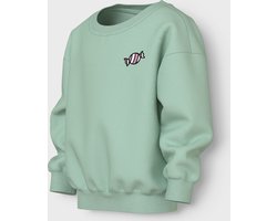 Name It mini meisjes trui VALLENE Green Relaxed Fit