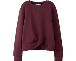 NAME IT - NKFORLIA LS SHORT NREG SWEAT BRU - Meisjes - Sweaters