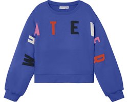 NAME IT - NKFPLILJE LS SHORT LOOSE SWEAT BRU - Meisjes - Sweaters