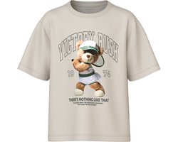 NAME IT - NKFVOTEA SS NREG TOP - Meisjes - T-shirts - beige - maat 146/152