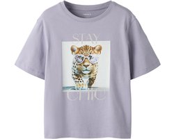 NAME IT - NKFVOTEA SS NREG TOP - Meisjes - T-shirts - lila - maat 146/152