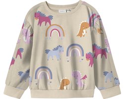 NAME IT - NMFNULA LS NREG SWEAT BRU PB - Meisjes - Sweaters