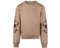 No Way Monday Meisjes Trui - Taupe