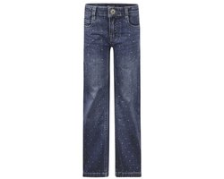 No Way Monday Meisjes Wide Leg Fit Jeans - Blue jeans