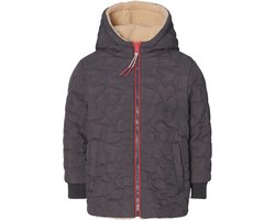 Noppies Jas Nisko - Reversible - Forged Iron - Maat 134