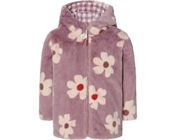 Noppies Jas Norden - Reversible - Floral Pattern Purple - Maat 122