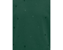 ONLY KOGATIKA L/S O-NECK EMB HEART SWT Meisjes Trui - Pineneedle Emb Hearts/Pineneedle