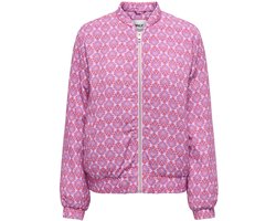 ONLY - KOGBIANA AOP BOMBER CS OTW - Roseate Spoonbill Dewberry - Maat 164