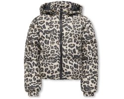 ONLY KOGDALIA SHT PUFFER AOP JACKET OTW NOOS Meisjes Jas - Silver Mink Leo