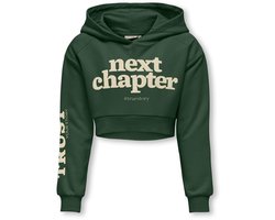 ONLY KOGDIANA LIFE L/S SPORTY HOOD BOX SWT Meisjes Trui - Pineneedle Next