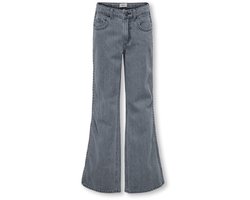 ONLY KOGJUICY BRAID WIDE LEG DNM Meisjes Jeans - Medium Grey Denim