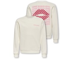 ONLY - KOGLOVELY LIFE LS BOXY PRINTED SWTMeisjes Trui