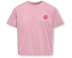 ONLY KOGSUN-VERAS FLOWER S/S TOP OT JRS Meisjes Top - Maat 146/152