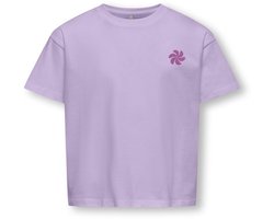ONLY KOGSUN-VERAS FLOWER S/S TOP OT JRS Meisjes Top - Maat 158/164