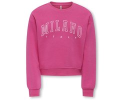 ONLY KOGSWEAT LIFE LS CREW OVZ STAT SWT NOOS Meisjes Trui - Magenta Milano - Italy