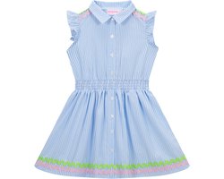 Someone FELICE-SG-51-I Meisjes Jurk - MEDIUM BLUE