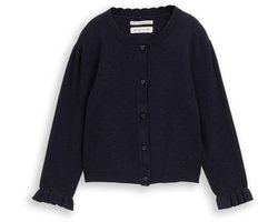 Tom Tailor Ajour vest met hartvormige knopen