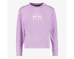 TwoDay meisjes sweater met backprint lila - Maat 134/140