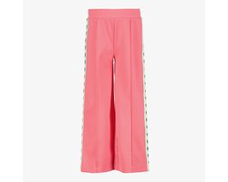 TwoDay wide leg meisjes broek met bies roze - Maat 92