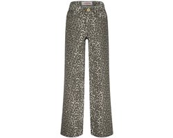 Vingino Cassie Leopard Broeken Meisjes - Grijs - Maat 128