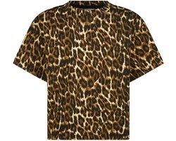 Vingino Icon-logo tee animal Meisjes T-shirt - Multicolor Brown