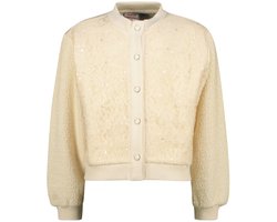 Vingino Mia Truien & Vesten Meisjes - Sweater - Hoodie - Vest- Creme - Maat 164