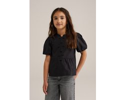 WE Fashion Meisjes Blouse met ballonmouwen