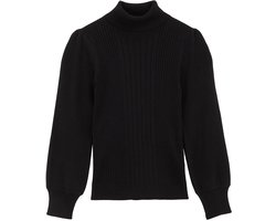 WE Fashion Meisjes coltrui met van ribstof