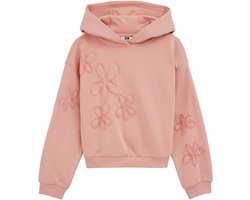 WE Fashion Meisjes hoodie met embroideries