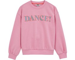 WE Fashion Meisjes oversized sweater met embroideries