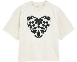 WE Fashion Meisjes Oversized T-shirt met embroidery