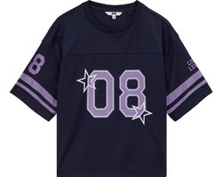 WE Fashion Meisjes oversized T-shirt met print