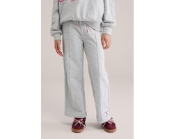 WE Fashion Meisjes straight fit joggingbroek