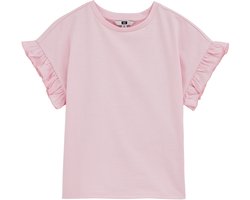 WE Fashion Meisjes T-shirt met ruches