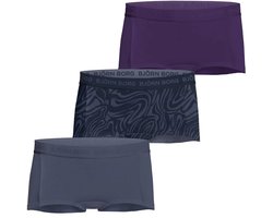 Bjorn Borg 3-Pack meisjes boxershort - minishorts - 116 - Paars