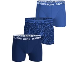 Bjorn Borg boxershorts 3-Pack jongens onderbroeken - Cotton Stretch - Katoenen jongens onderbroeken - 170 - Blauw