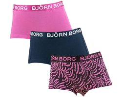 Björn Borg meisjes cotton stretch 3P mini boxershorts basic print multi II