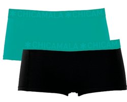 Chicamala – Boxershort Meisjes – 2 Pack – Normale Lengte – Onderbroek Meisjes – Lingerie – Ondergoed – Kleding – 95% Katoen – Meisjeskleding – Maat 104