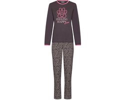 MyRebelle - Furry Friend - Pyjama - Bio-Katoen - Grijs - Maat 140