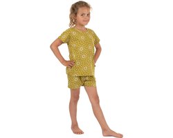 MyRebelle - Shortama- Sunny Holiday - Katoen - Groen - Maat 104
