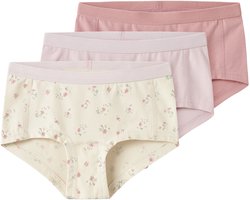 NAME IT - NKFHIPSTER 3P FLOWER NOOS - Meisjes - Onderbroeken