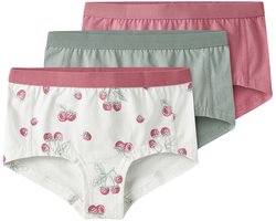 NAME IT - NKFHIPSTER 3P RASPBERRY - Meisjes - Onderbroeken