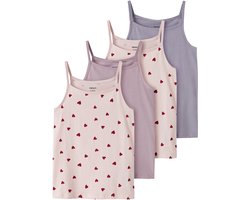 NAME IT - NKFSTRAP TOP 4P AOP NOOS - Meisjes - Onderhemden