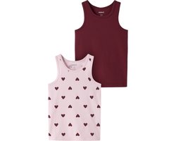 NAME IT- NMFTANK TOP 2P CUTIE HEART NOOS - Meisjes - Underwear