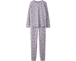 Name it winter pyjama meisjes - paars - NkfNightset